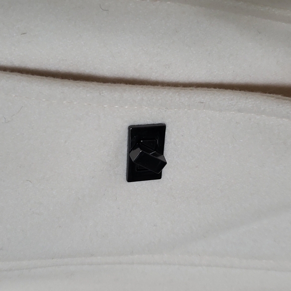 Guess wool blend long line midi length coat white off white women's size medium - Picture 6 of 16